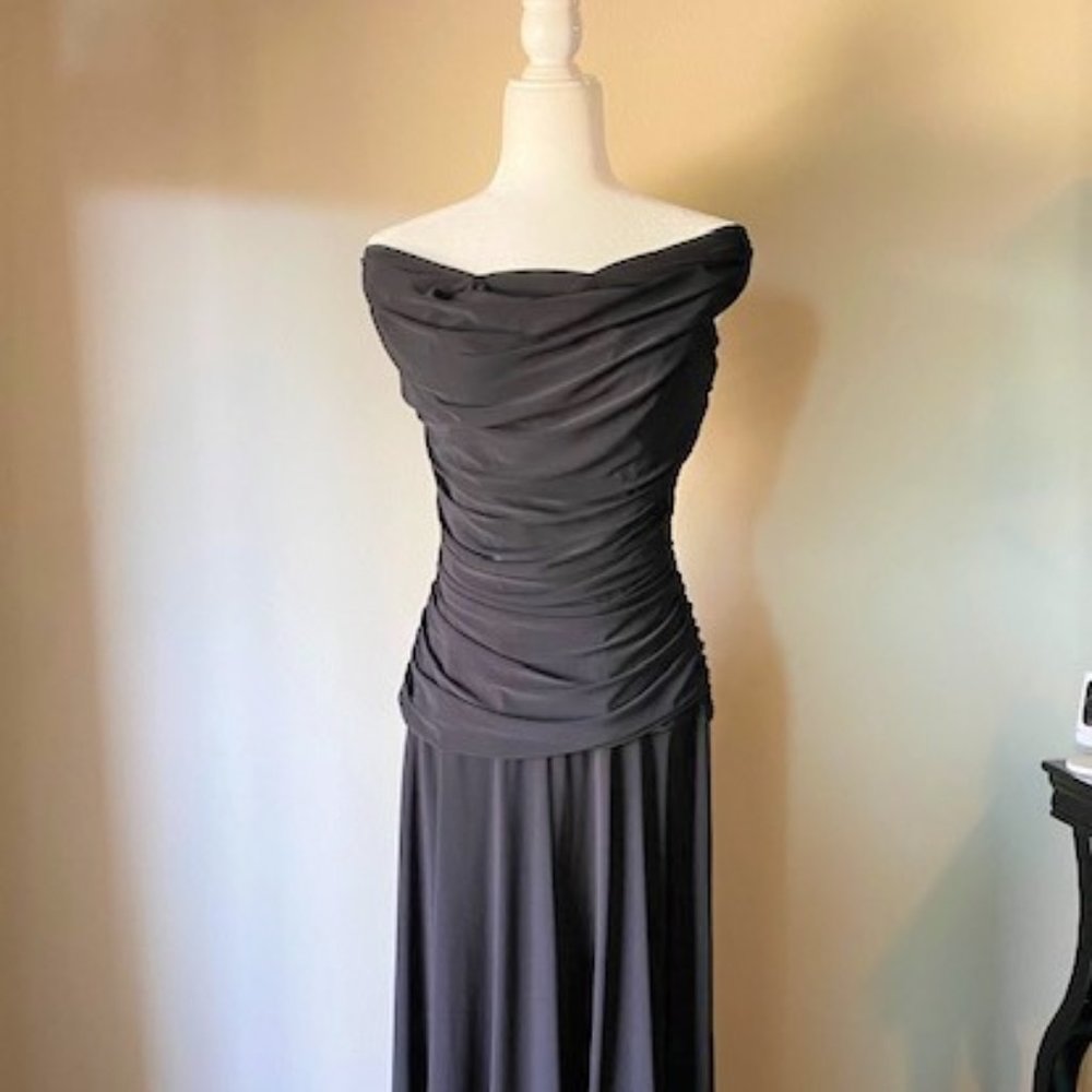 Ruched, Fitted Dress, Size 14